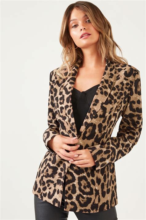 leopard print blazers for women.